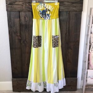 Poor Pitiful Pearl one of a kind maxi boho dress